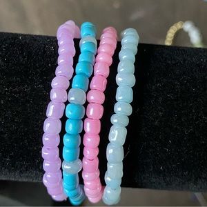 Pastel colors set of four.